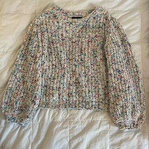 Landsend multicolored girls sweater